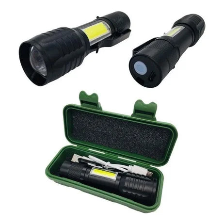 Mini Lanterna de Campo Tática Led Multifuncional
