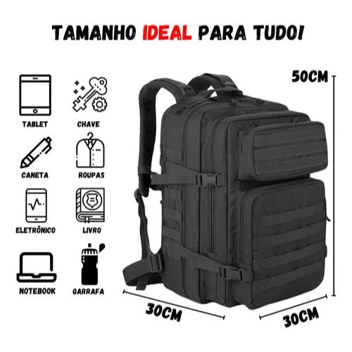 Mochila Tática Horse 50 Litros + Brinde