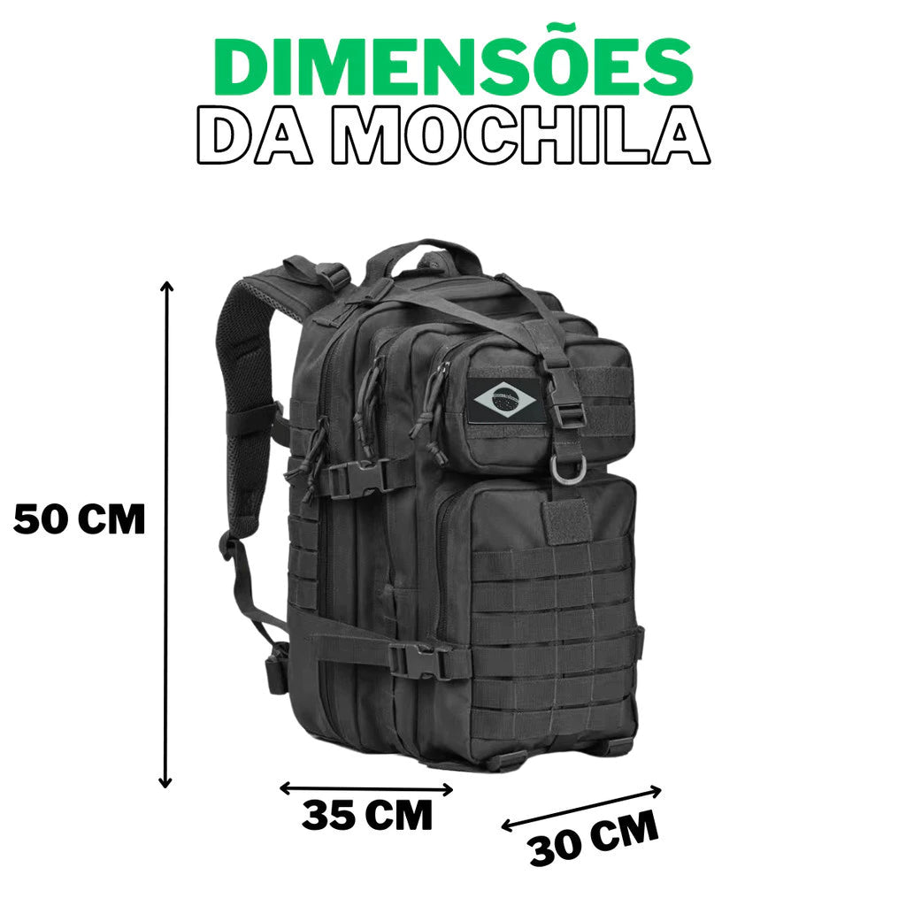 Mochila Tática Horse 50 Litros + Brinde