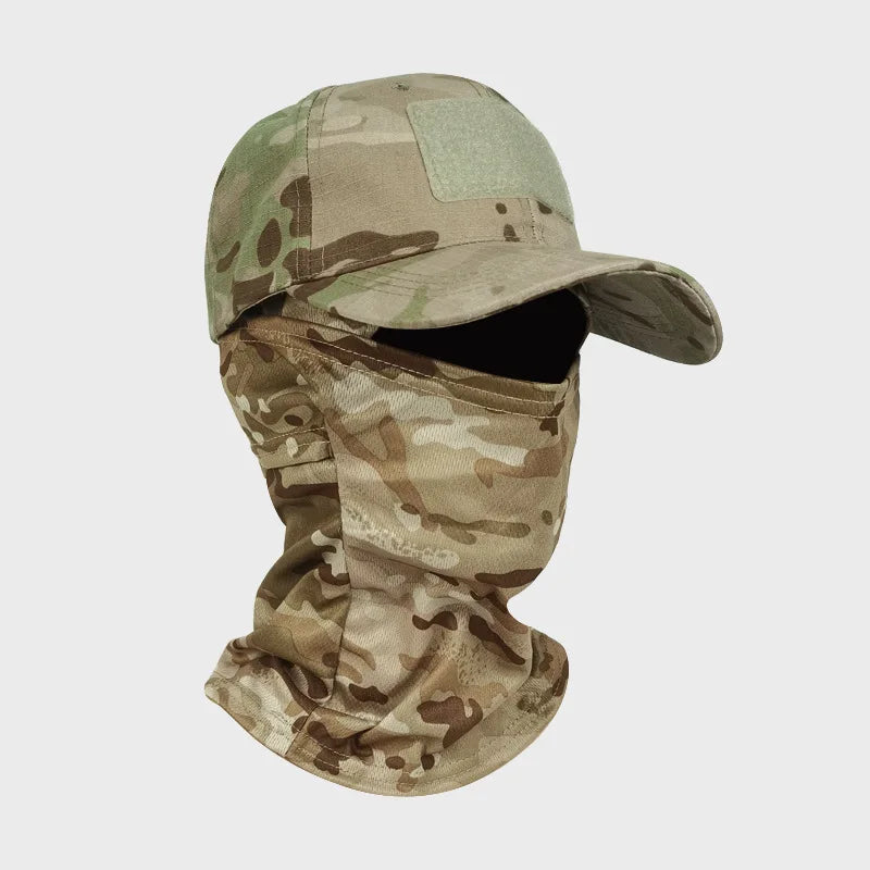 O Boné Tático Camuflado da Arranca Toco; é o equipamento essencial para quem leva a proteção e o desempenho a sério. Projetado para uso em ambientes operacionais e atividades outdoor, ele oferece proteção completa contra sol, vento, poeira e elementos externos, mantendo você preparado em qualquer cenário.

Seu design camuflado proporciona vantagem tática e discrição.