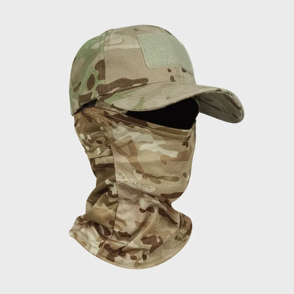 O Boné Tático Camuflado da Arranca Toco; é o equipamento essencial para quem leva a proteção e o desempenho a sério. Projetado para uso em ambientes operacionais e atividades outdoor, ele oferece proteção completa contra sol, vento, poeira e elementos externos, mantendo você preparado em qualquer cenário.

Seu design camuflado proporciona vantagem tática e discrição.