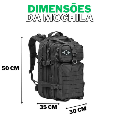 Mochila Tática Horse 50 Litros + Brinde